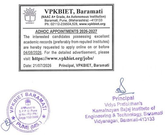 Faculty Advertisement